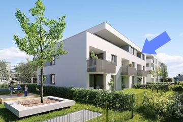 Neubau: 3-Zimmer-Dachwohnung mit sonniger Terrasse, 6890 Lustenau